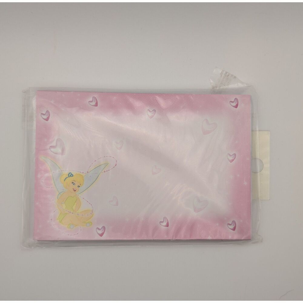 Disney Store Japan Tinker Bell Letter & Envelope Set Stationery New Sealed